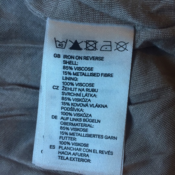 H&M Metallic Glitter Open Front Knit Blazer - Picture 2 of 7